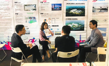 球盟会携充气膜场馆方案亮相中国国际特色小镇生态与投融资博览会